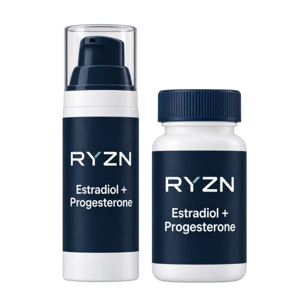 Estradiol Cream + Progesterone Capsules